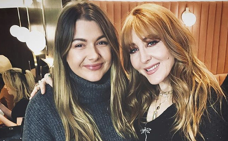 Rebecca with world-famous makeup artist Charlotte Tilbury